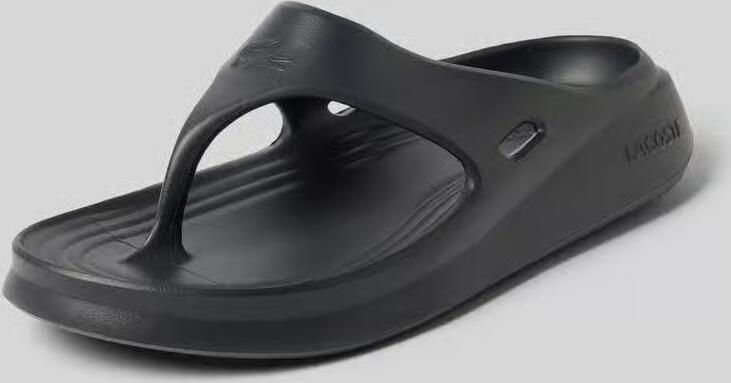 Lacoste Teenslippers met label in reliëf