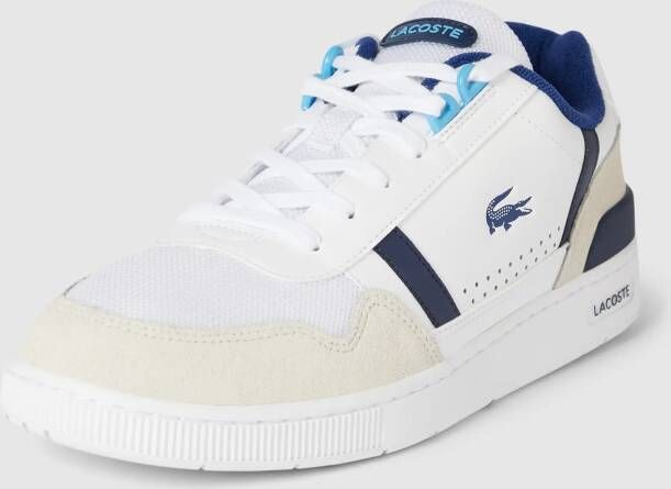 Lacoste Leren sneakers met contrastgarnering model 'T-CLIP'