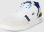 Lacoste T-Clip Heren Sneakers Schoenen Wit-Blauw 747SMA0071080 - Thumbnail 3