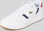 Lacoste Witte leren lage sneakers met rubberen zool White Heren - Thumbnail 4