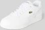 Lacoste T-clip Heren Schoenen Wit Maat: 40.5 Leer Foot Locker - Thumbnail 5