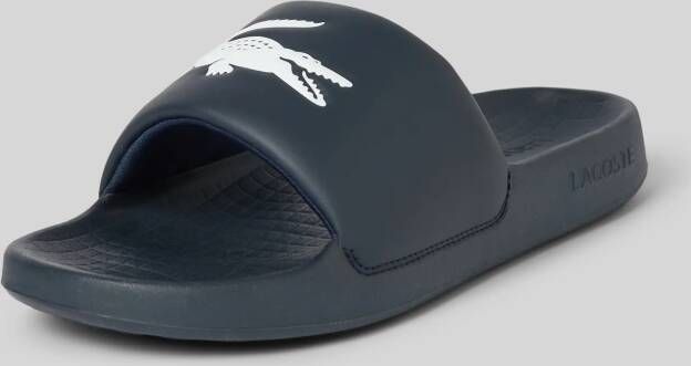 Lacoste Sandalen met labelprint model 'Croco 1.0'