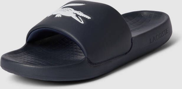 Lacoste Serve Slide 1.0 Heren Slippers Donkerblauw Wit - Foto 11