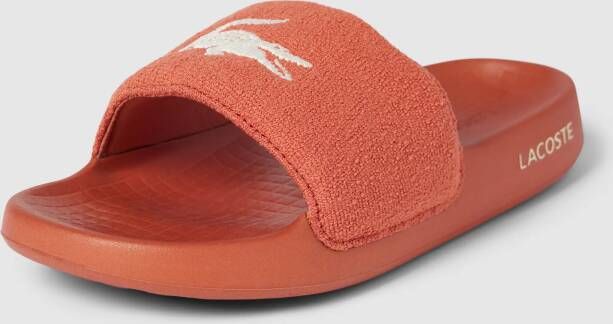 Lacoste Slippers met labelstitching
