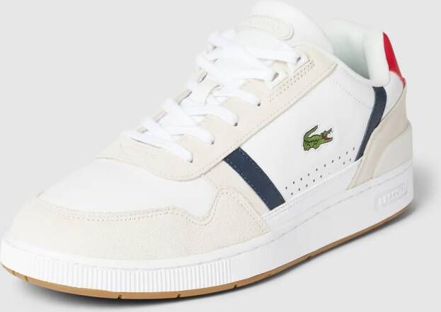 Lacoste Sneaker van leer met contrastgarnering