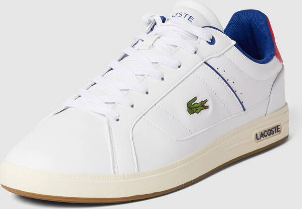 Lacoste Sneakers met labelstitching model 'EUROPA PRO'