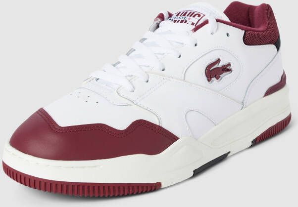 Lacoste Lineshot Basketball Schoenen white burgundy maat: 44.5 beschikbare maaten:42.5 43 44.5 45 - Foto 3