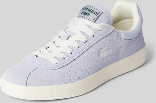 Lacoste Sneakers van leer in effen design