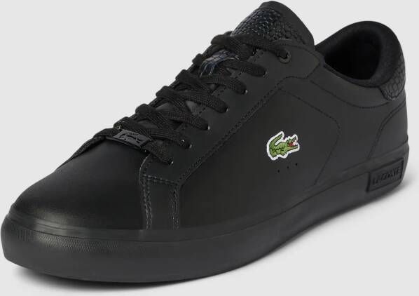 Lacoste Sneakers van leer met labeldetail model 'POWERCOURT' - Foto 3