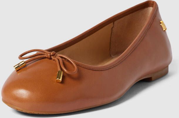 LAUREN RALPH LAUREN Ballerina Dames Jayna Flats Ballet Maat: 37 Materiaal: Leer Kleur: Bruin - Foto 10