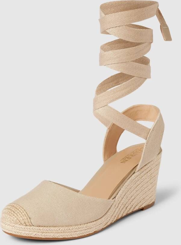 Lauren Ralph Lauren Espadrilles met hoge hak model 'PAISLEE'