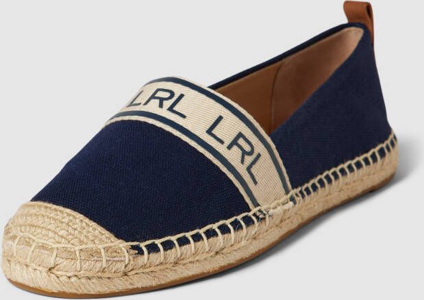Lauren Ralph Lauren Espadrilles met labeldetails model 'CAYLEE'