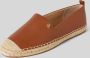 Lauren Ralph Lauren Espadrilles van leer model 'CAMERYN' - Thumbnail 1