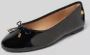 Lauren Ralph Lauren Leren ballerina's met sierstrik model 'JAYNA' - Thumbnail 2