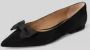 Lauren Ralph Lauren Ballerinas Londyn Bow Flats Ballet in zwart - Thumbnail 3