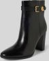 Lauren Ralph Lauren Leren boots met labelapplicatie model 'BAILEY' - Thumbnail 4