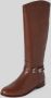 Lauren Ralph Lauren Leren laarzen met labelapplicatie model 'BROOKE' - Thumbnail 10