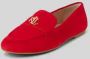LAUREN RALPH LAUREN Loafers Dames Averi Iii Flats Loafer Maat: 42 Materiaal: Suède Kleur: Rood - Thumbnail 5