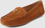 Lauren Ralph Lauren Penny loafers van leer met labeldetail model 'BARNSBURY' - Thumbnail 3