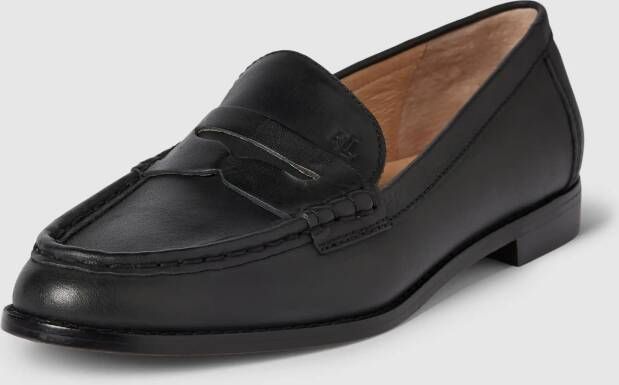 Lauren Ralph Lauren Pennyloafers van leer met schachtbrug model 'WYNNIE' - Foto 6