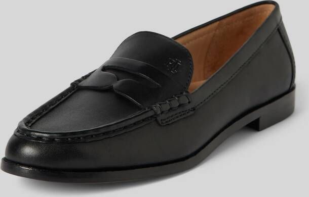 Lauren Ralph Lauren Pennyloafers van leer met schachtbrug model 'WYNNIE'