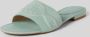 Lauren Ralph Lauren Sandalen van leer in effen design model 'ALEGRA III' - Thumbnail 2