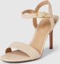 Lauren Ralph Lauren Sandalen van leer met doornsluiting model 'GWEN' - Thumbnail 3
