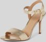 Lauren Ralph Lauren Sandalen van leer met doornsluiting model 'GWEN' - Thumbnail 2