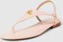 Lauren Ralph Lauren Sandalen van leer met labelapplicatie model 'ELLINGTON' - Thumbnail 2