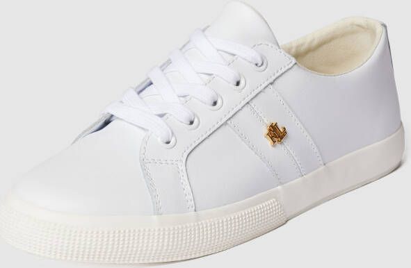 Lauren Ralph Lauren Sneakers van leer met labelapplicatie