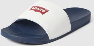 Levi s Acc. Slippers met labeldetail model 'JUNE BATWING'