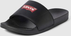 Levi s Acc. Slippers met labeldetail model 'JUNE BATWING'