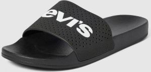 Levi s Acc. Slippers met labelprint model 'JUNE'