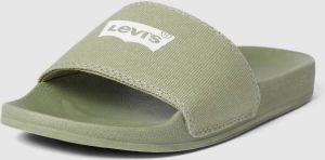 Levi s Acc. Slippers met labelprint model 'JUNE'