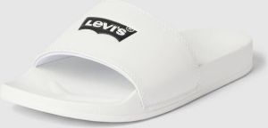 Levi s Acc. Slippers met labelprint model 'JUNE BATWING'