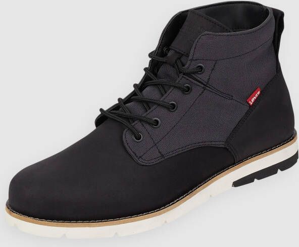 Levi’s Acc. Boots van leer en textiel model 'Jax'
