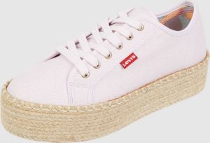 Levi s Acc. Plateausneakers van canvas model 'Lavic'