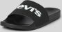 Levi's Slippers met labelprint model 'JUNE PERF' - Thumbnail 1