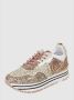 Liu Jo Dames Glitter Sneakers met Synthetisch en Leren Bovenwerk White Dames - Thumbnail 13