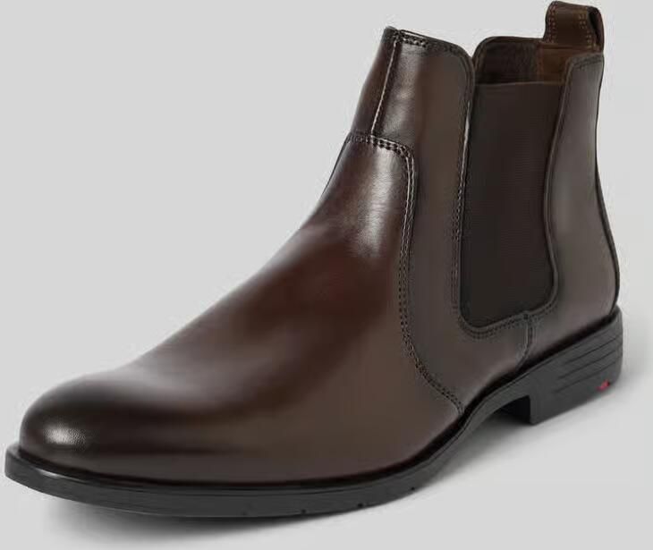 Lloyd Chelsea boots van leer met treklus model 'EEZY'