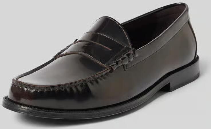 Lloyd Loafers van leer met gladde zool model 'CLOUT MOVE'