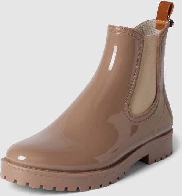 Marc Cain Bags & Shoes Chelsea boots in glanzende look