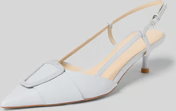 Marc Cain Bags & Shoes Pumps van echt leer met logodetail