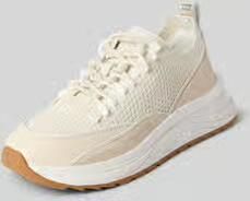 Marc Cain Bags & Shoes sneakers met structuurpatroon en vetersluiting