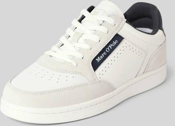 Marc O'Polo Leren sneakers met labelopschrift model 'Violeta'