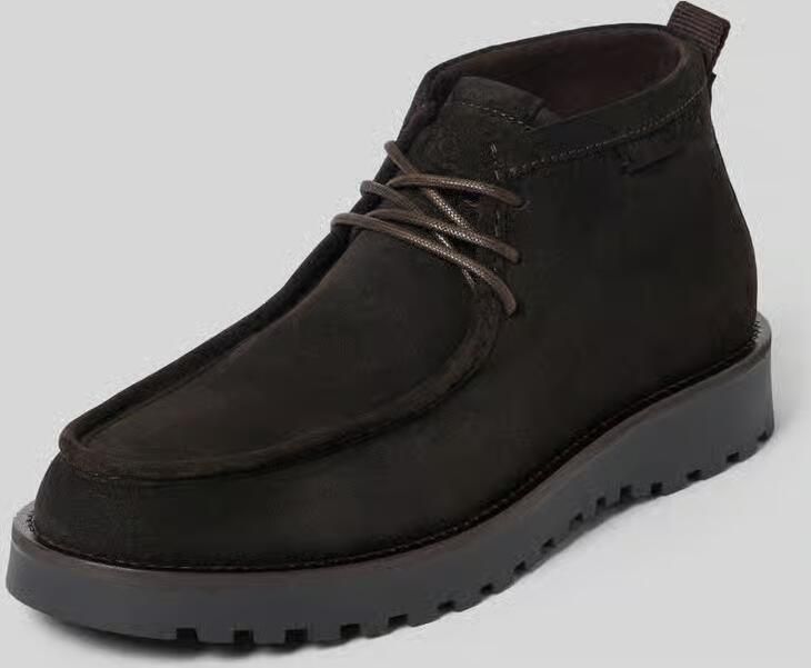 Marc O'Polo Boots van runder suède met profielzool