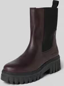Marc O'Polo Chelsea boots van echt leer met label in reliëf model 'Vala 5'