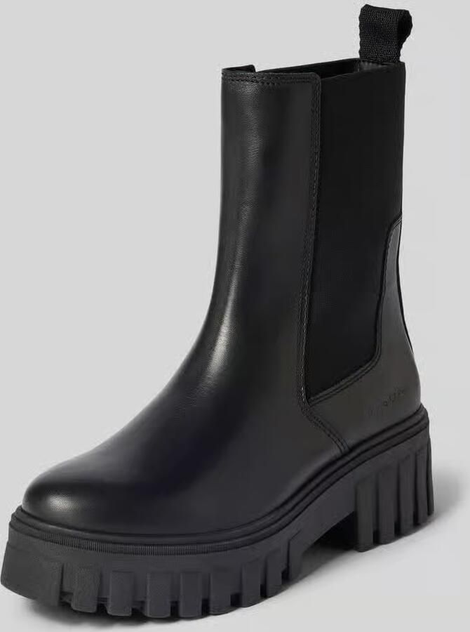 Marc O'Polo Chelsea boots van echt leer met label in reliëf model 'Vala 5'