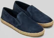 Marc O'Polo Espadrilles van echt leer met logopatch