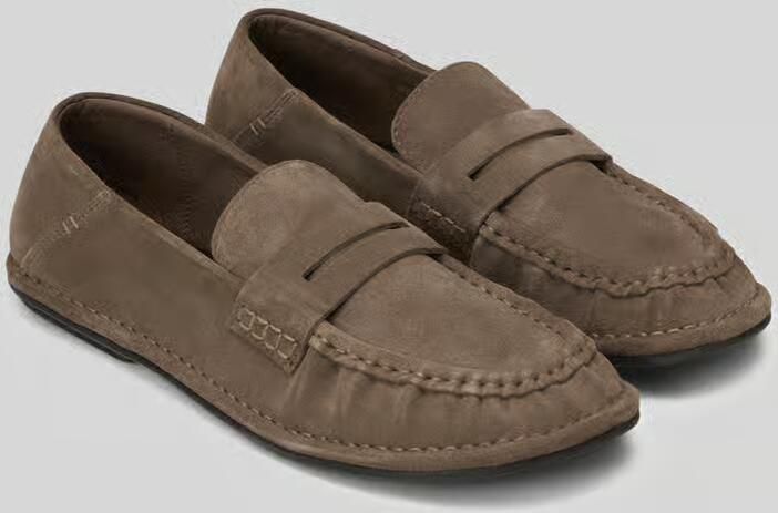 Marc O'Polo loafers van echt leer